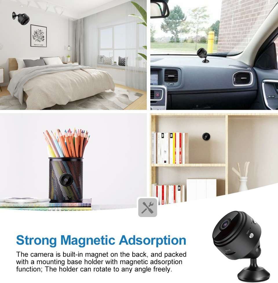 SIOVS 1080P Mini Spy Hidden WiFi Security Camera - Image 8
