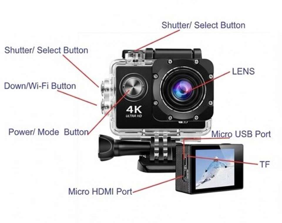 Zenvix GoPro Action Camera 20MP - Image 8