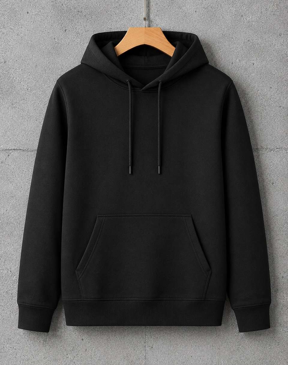 DELGAN Full Sleeve Solid Men Sweatshirt - Image 8