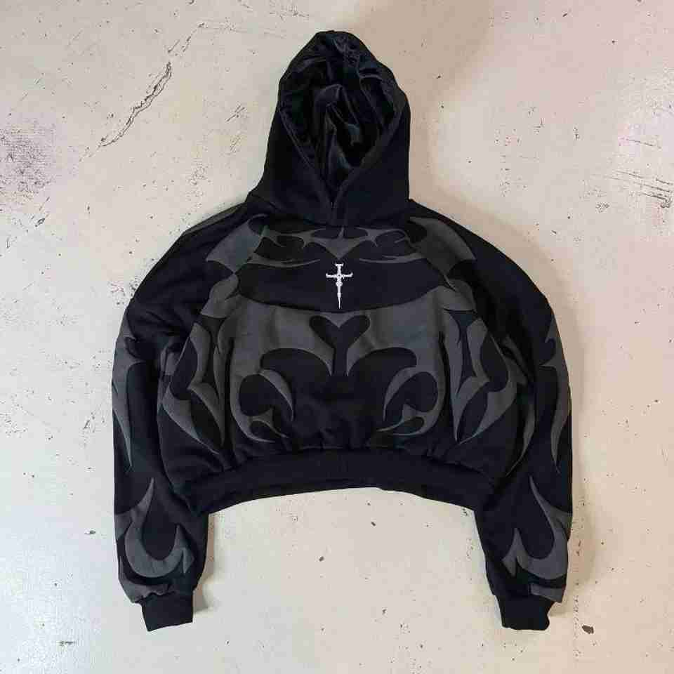 HoodieHavens Full Sleeve Printed Hooded Sweatshirt - Image 4
