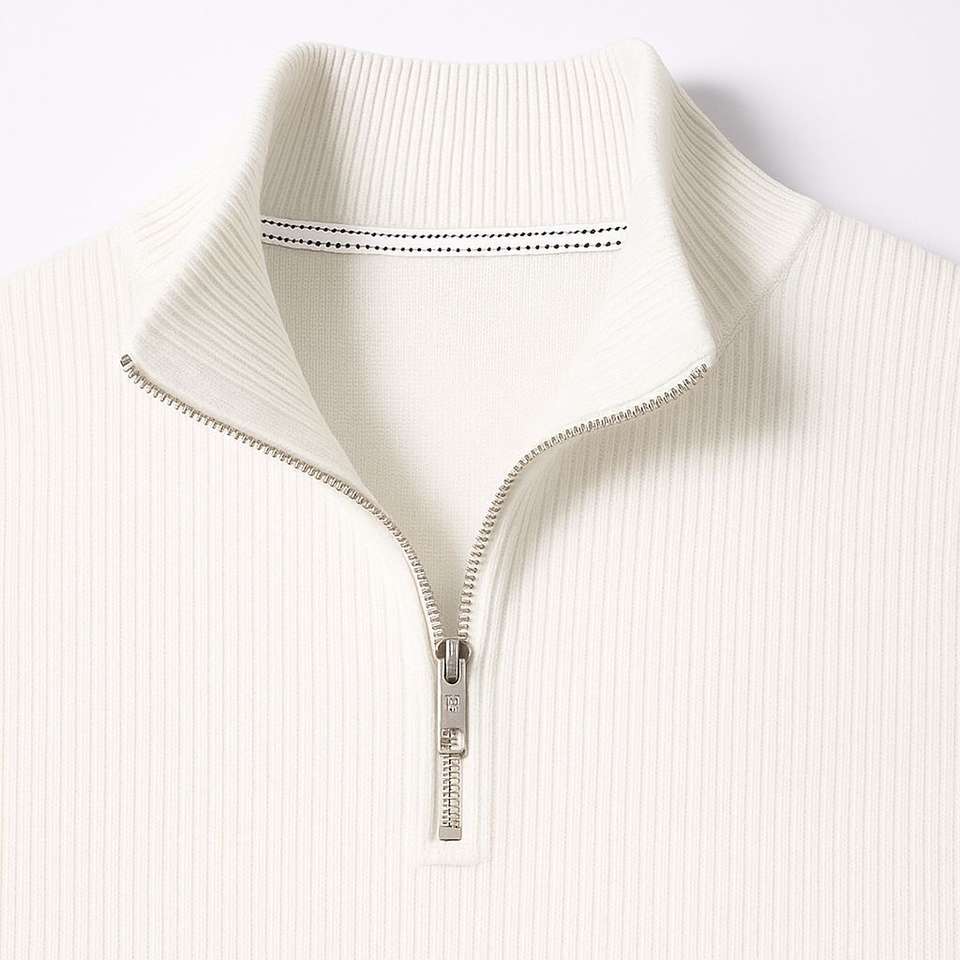 Apni Men Solid High Neck Black Sweater - Image 8