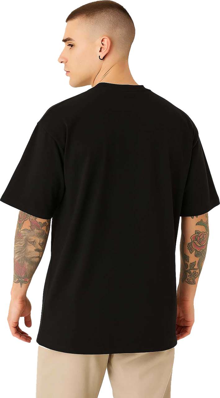 Zooper Tees Men Black Cotton T-Shirt - Image 7