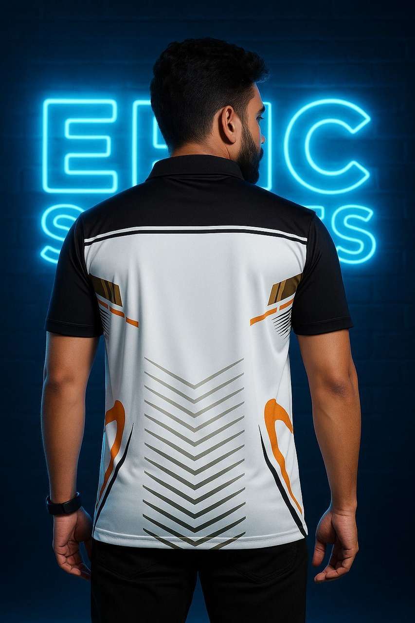 dhaari by unique creation Men Striped Polo Neck - Image 5