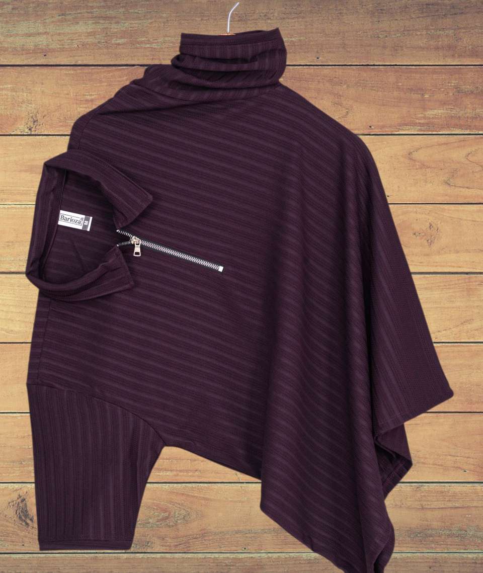 जोजिबुल Men's Polo Neck Brown, Purple T-Shirt - Image 8