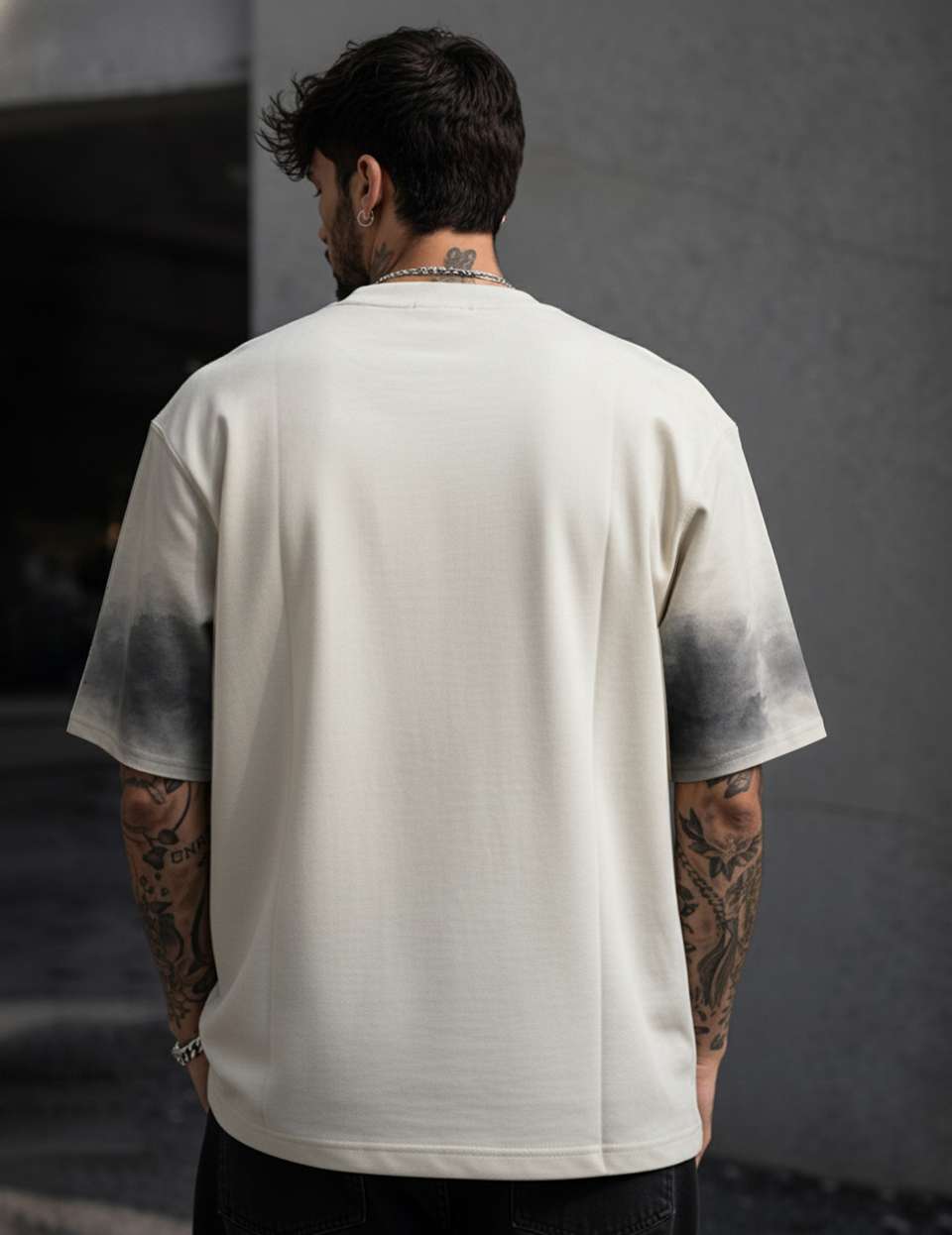 Force Men's White Dark Green T-Shirt - Image 8