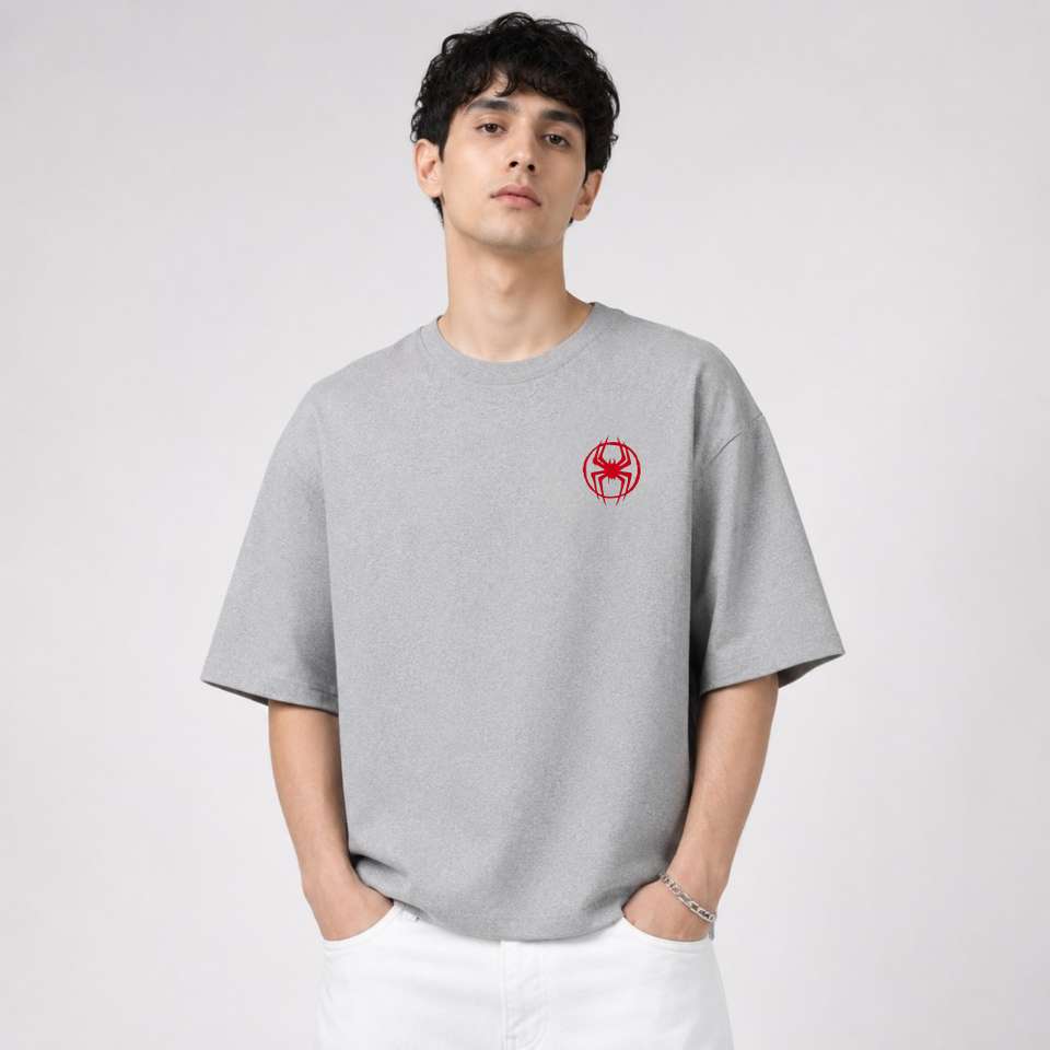 Marvel Men Grey Cotton Blend T-Shirt - Image 5