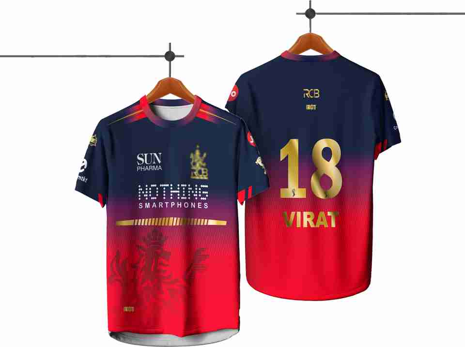 skit Men Red Round Neck Polyester T-Shirt - Image 2