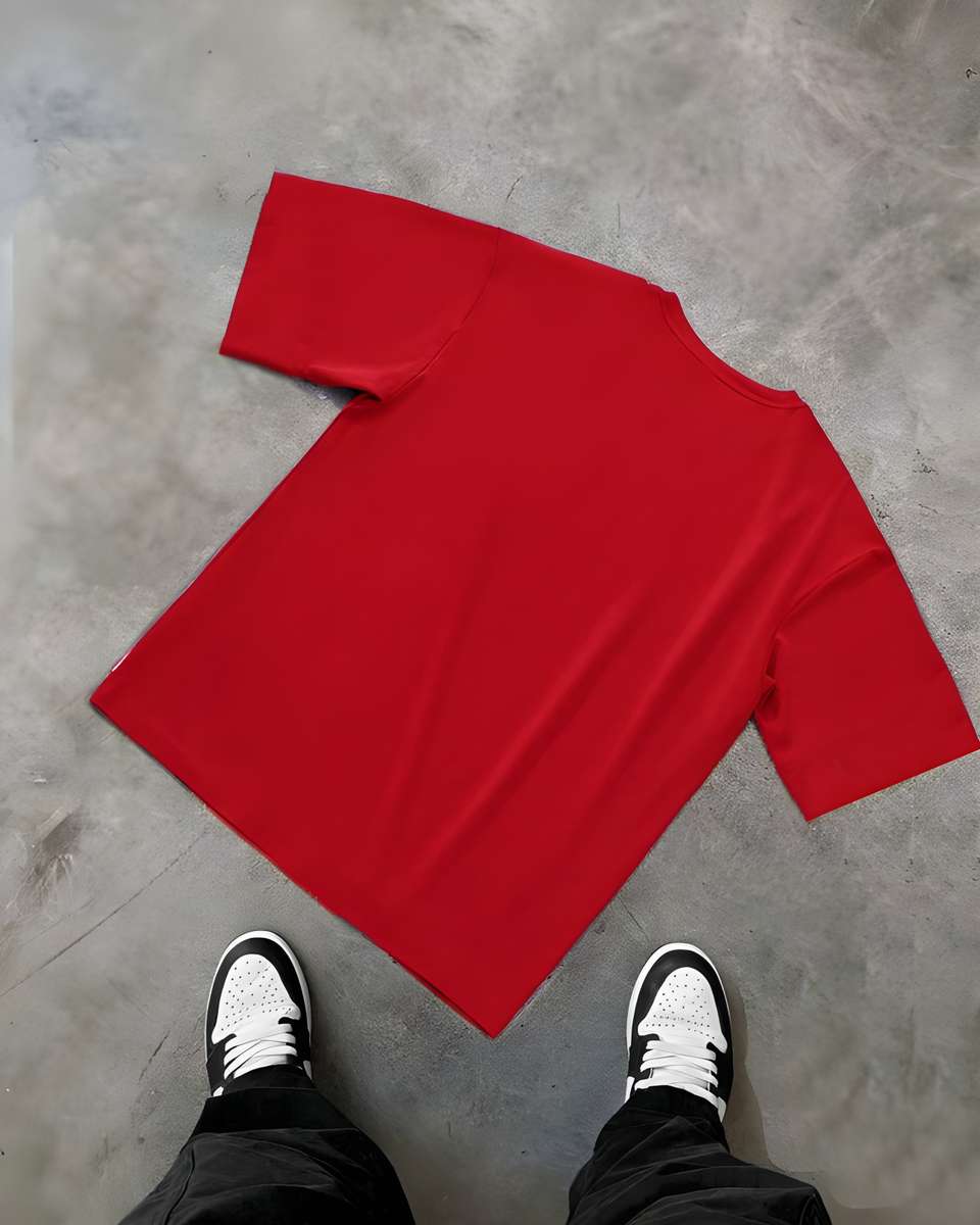 Lauren Adams Printed Red Round Neck T-Shirt - Image 6