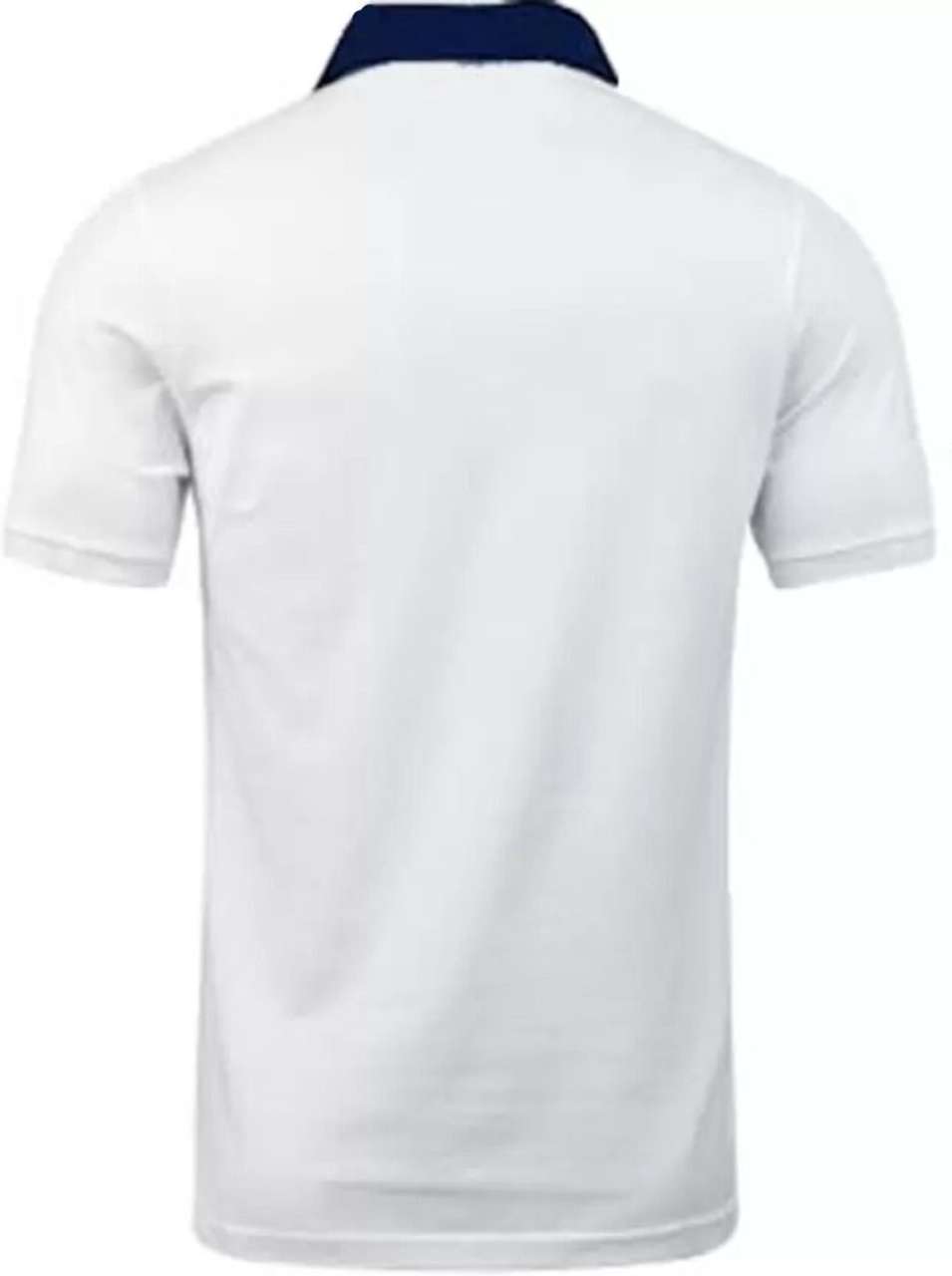 yellowvibes Men White Polo Neck T-Shirt - Image 8