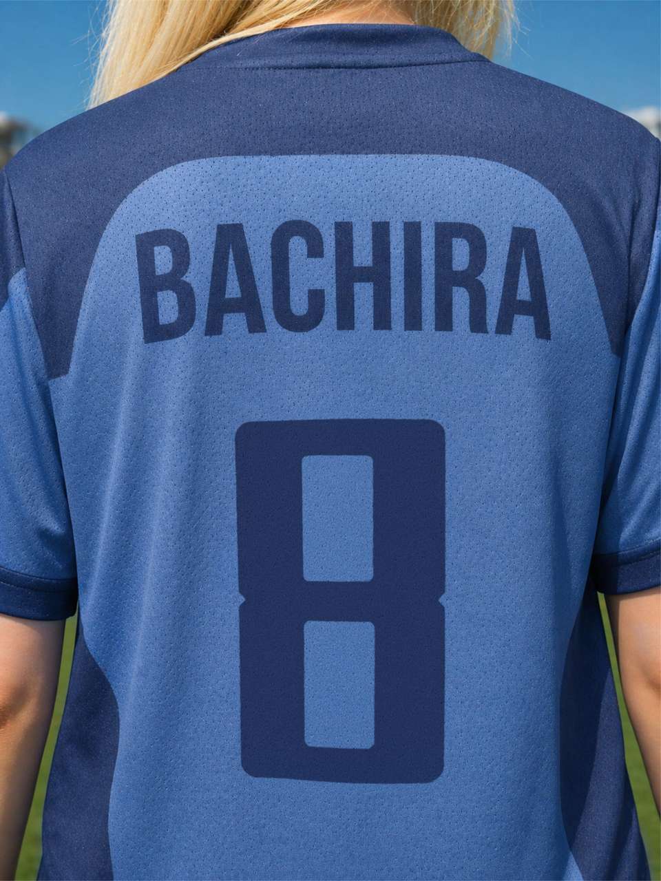 ComicSense Blue Lock Anime Bachira #8 Jersey Women Blue - Image 8