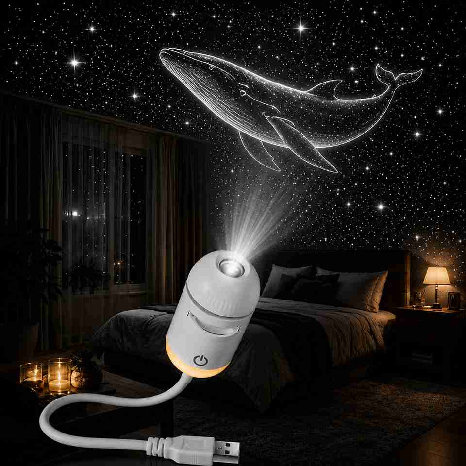 WALLINM Galaxy Projector Light 6 Slide USB - Image 6