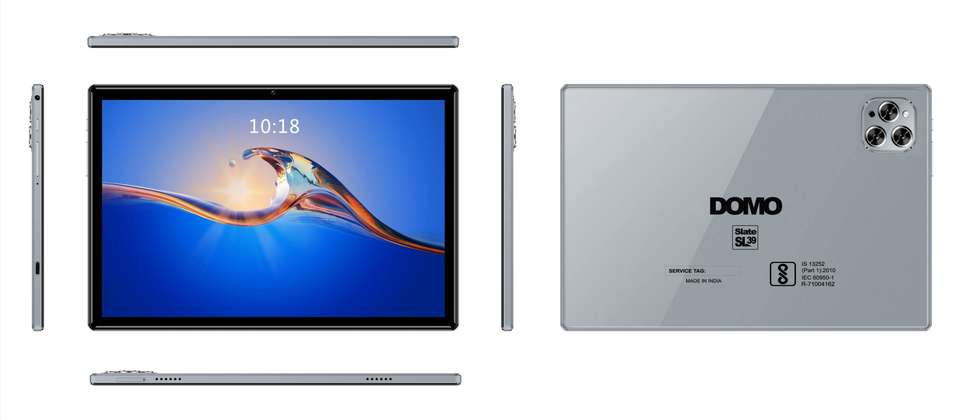 DOMO SL39 10.1 inch 4GB RAM 32GB ROM Tablet (Grey) - Image 9