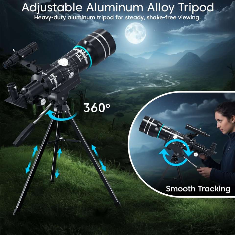 sounce 20x-96x Zoom Refractor Telescope - Image 9