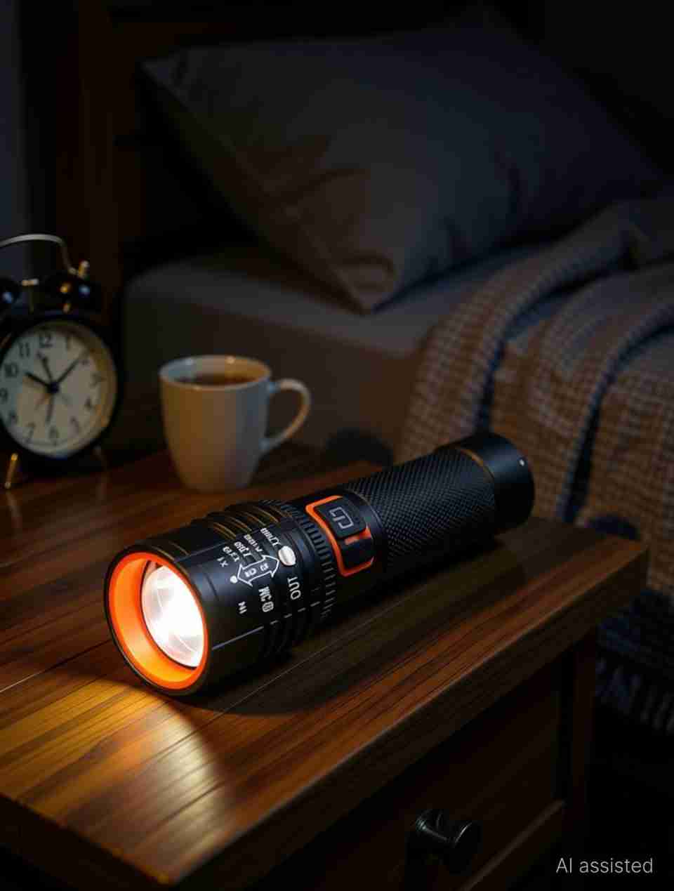iDOLESHOP Zoomable LED Metal Torch 4 Modes - Image 9