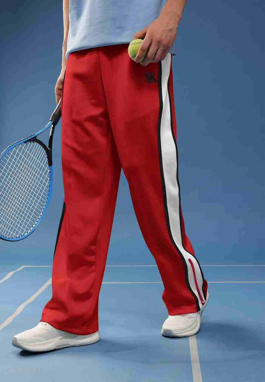 WARYAR Men Red Track Pants - Image 7