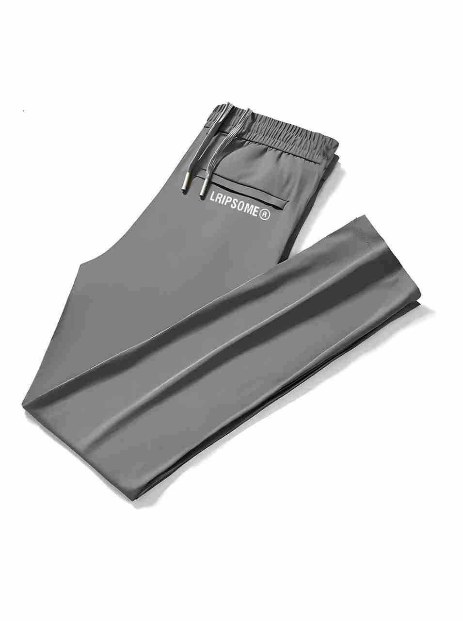 Lripsome Men Grey Track Pants - Image 8