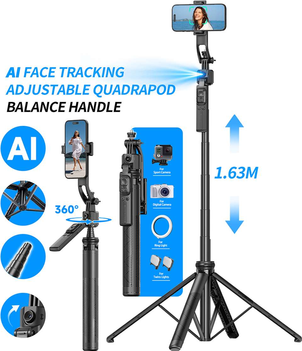 NETZI CL07 Bluetooth Selfie Stick Tripod with Remote - Image 7