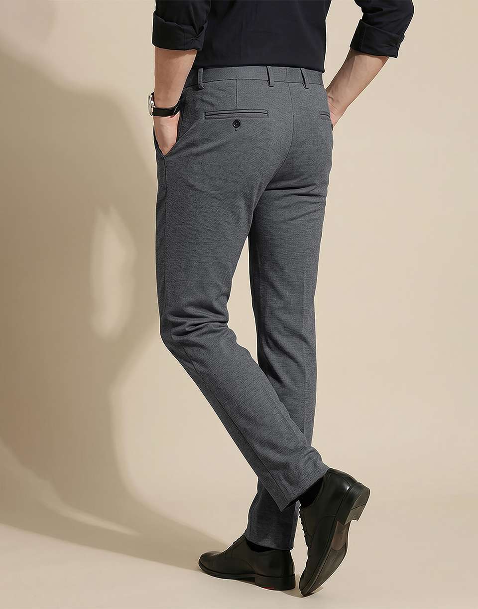 PETER ENGLAND Slim Fit Grey Trousers - Image 9