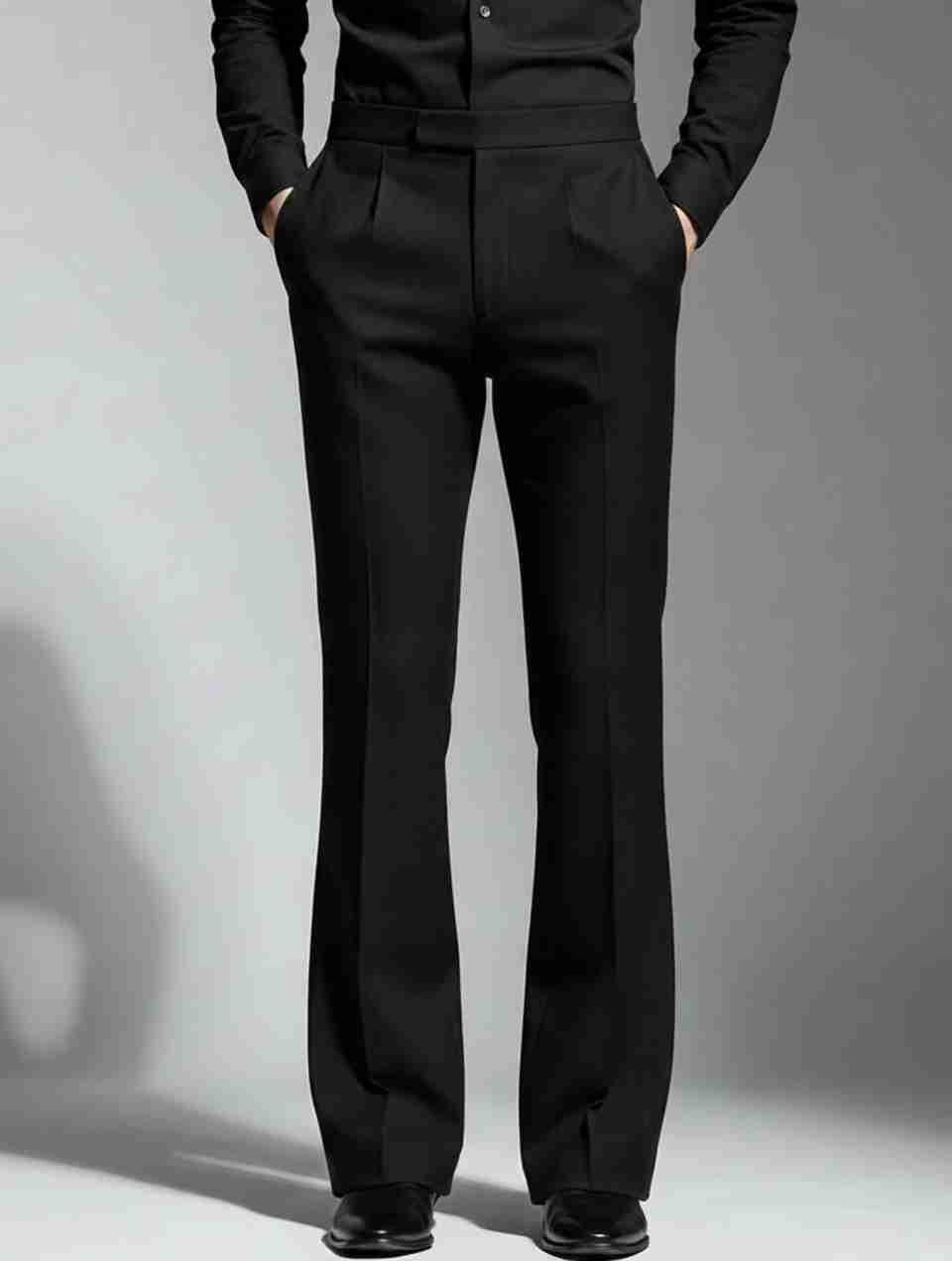 Forest Men Black Polyester Trousers - Image 6