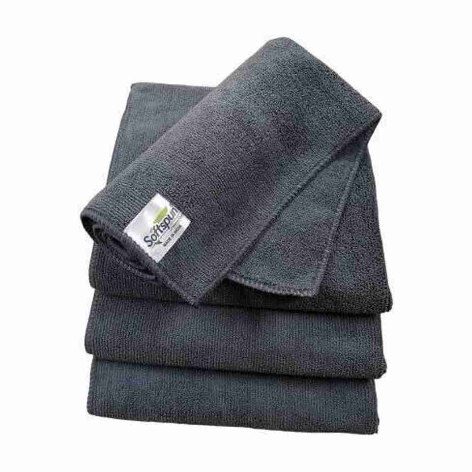 SOFTSPUN Microfiber Vehicle Washing Cloth (Pack of 4) - Image 6