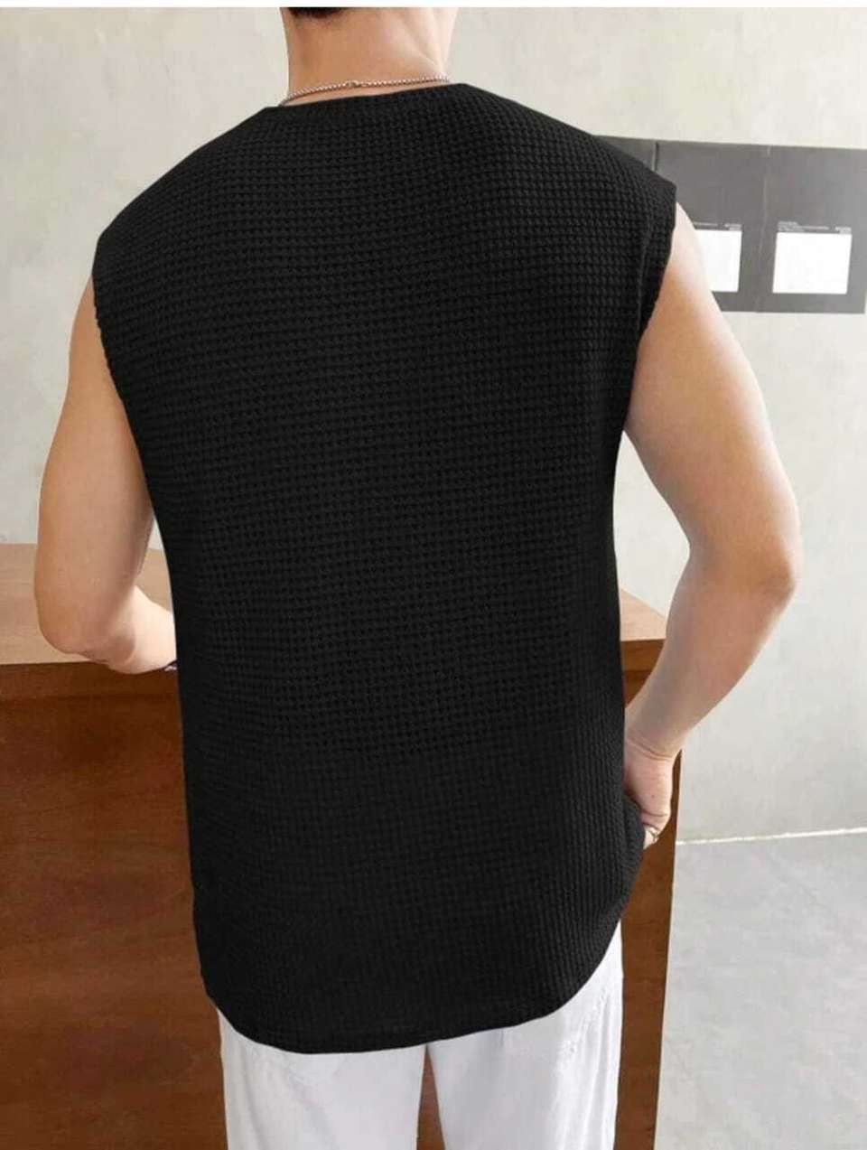PLEK Pack of 2 Men's Casual Gym T-Shirt Vest - Image 6
