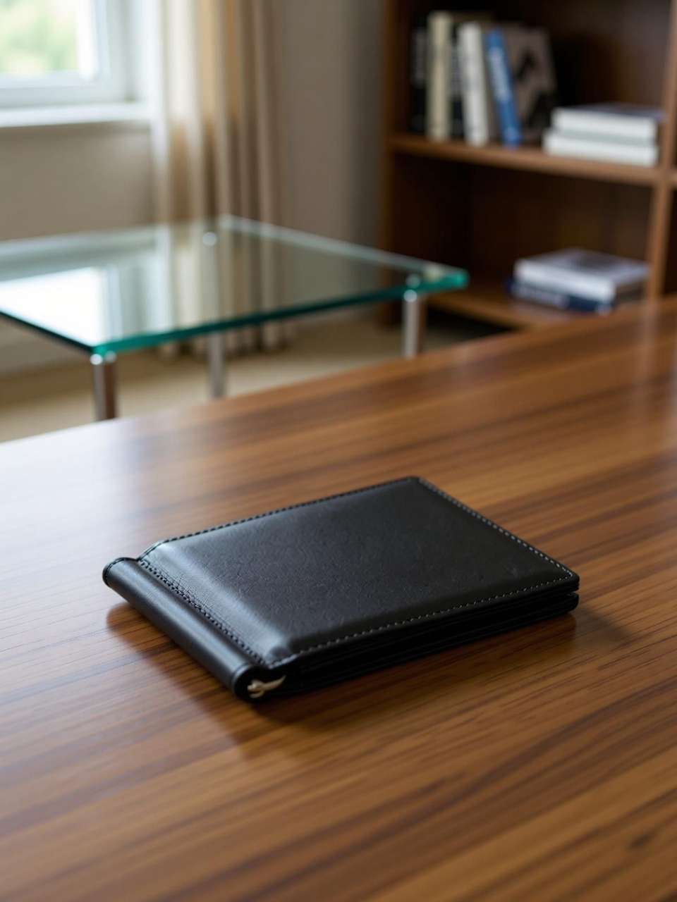 Zhanshi Men Black Genuine Leather Wallet - Image 9