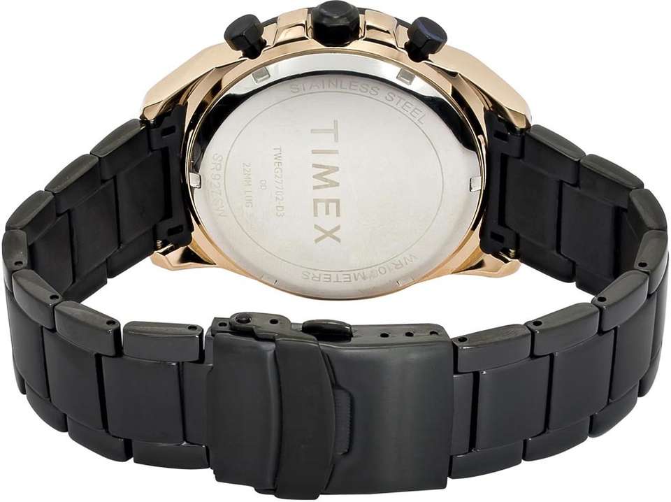 TIMEX Signio 46mm Black Dial Analog Watch - Image 8
