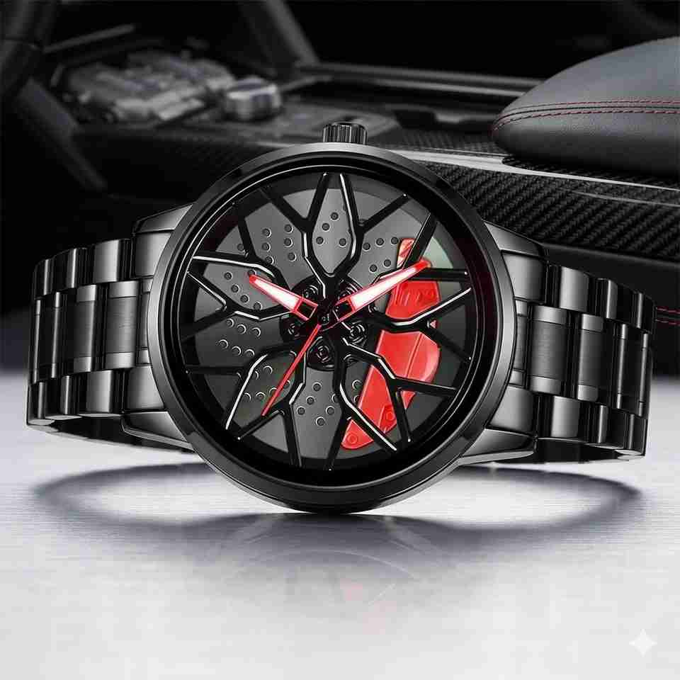 Timerich RED FLOWER Analog Watch - Red - Image 9
